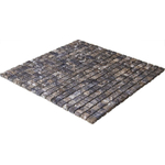 The Mosaic Factory Natural Stone mozaïektegel - 30.2x30.2cm - wand en vloertegel - Vierkant - marmer - mat maronne (grijs) SW1235303