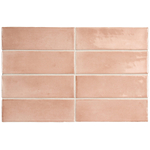 Equipe Cerámicas Premium Koko Voor wandtegel - 15x5cm - 8mm - Roze SW1151308