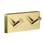 Smedbo House Handdoekhaak - 9x4cm - dubbel - messing SW74475