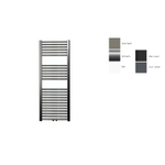 Sanicare design radiator midden aansluiting recht 120 x 45 cm. Gun metal SW1000677