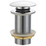 Wiesbaden Caral clickwaste afvoerplug verlengd 5/4" chroom SW890841