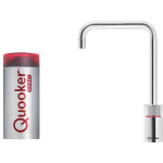 Quooker NL Nordic square kokendwaterkraan opbouw uitloop draaibaar met Combi reservoir RVS SW99144