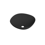 INK Tekno waskom - 42x42x15cm - porselein zwart mat SW494025