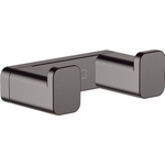 Hansgrohe Addstoris handdoekhaak dubbel brushed black chroom SW651550