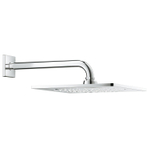GROHE Rainshower F-series 10 Hoofddouche - 25.4x25.4cm - 1 straalsoort - wandarm 28.6cm - chroom GA96879