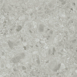 Baldocer Ceramica Nover wand- en vloertegel - 60x60cm - 9.5mm - Vierkant - gerectificeerd - Terrazzo - Grijs mat SW454714