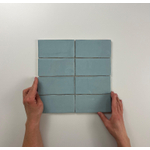 Cifre Ceramica Atlas wandtegel - 7.5x15cm - Rechthoek - 8.5mm - Sky Brillo SW359886