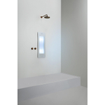 Sunshower Round Small Plus infrarood en UV licht inbouw 95x33x10cm inclusief 5 jaar garantie White SW773824