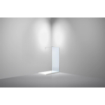 Van Rijn Products ST01 Vaste wand 69-71 cm breed 8mm helder glas incl. RVS muurprofiel 200cm hoog incl. stabilisatiestang SW405583
