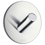 Smedbo Beslagsboden Handdoekhouder - 4.8x4.8x2.2cm - zelfklevend - RVS Gepolijst Edelstaal SW11058