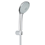 GROHE Euphoria 110 Mono Handdoucheset - 1 straalsoort - rond - met houder - gladde slang - 125cm - chroom 0437534