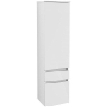 Villeroy en Boch Legato hoge kast met 1 deur en 2 laden 155x40x35cm links glanswit 0124471