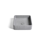 Ideavit Zoe Waskom 39x39x12cm Beton vierkant Grey SW568402