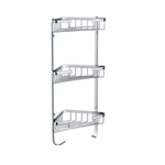 Best Design Rome Buron hoek doucheopbergrek 3 schaps SW279822