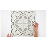 Cifre Ceramica wand- en vloertegel - 20x20cm - Vierkant - 8.5mm - Alba SW203641