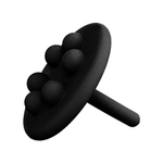 Clou Wash Me waterstop siliconen silicone Zwart SW9456