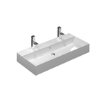 Thebalux wastafel model Cube 1x kom 2x kraangat SW766514