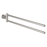 GROHE Atrio Handdoekhouder - 48.9cm - dubbel - draaibaar - supersteel SW224960