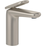 Villeroy & Boch Antao Eengreeps wastafelkraan - met Push-Open afvoergarnituur - Matt Brushed Nickel (RVS) SW974161