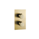 Fortifura Calvi Thermostatische Inbouwkraan - met inbouwdeel - Geborsteld Messing PVD (Goud) SW721169