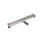 BRAUER Douchegoot - muurflens - 80x7x6.7cm - ondiep - zijuitloop - RVS SW6706