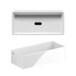 Clou New Flush fontein 38x18cm zonder kranenbank keramiek glanzend wit SW106240