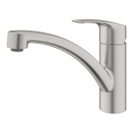 GROHE Eurosmart Keukenkraan - draaibare uitloop - supersteel geborsteld SW536454