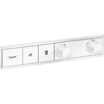 Hansgrohe RainSelect afbouwdeel voor inbouw douchekraan thermostatisch voor 2 functies 45.6x90cm mat wit SW297653