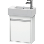 Duravit Ketho Wastafelonderkast 45x22.5x55cm Standaard greep spaanplaat wit Mat 0280134