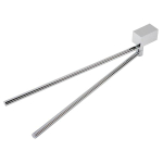 Geesa Nexx Handdoekrek 2-armig Chroom 0650114