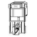 Viega Steptec WC module met Visign 2H UP inbouwreservoir 113cm frontbediening 7541805