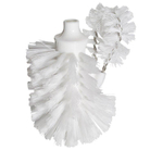 Emco borstelkop met zijborstel 90mm wit 0630707