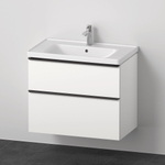 Duravit D-Neo meubelset m. wastafelonderbouwkast m. 2 laden m. softclose 80x20x48cm incl. wastafel wit mat SW641935