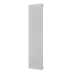 Plieger Antika Retto designradiator verticaal middenaansluiting 1800x415mm 1556W zwart grafiet (black graphite) 7253243