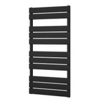 Plieger Genua designradiator horizontaal 1120x550mm 558W zwart grafiet (black graphite) 7253306