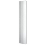 Plieger Siena designradiator verticaal dubbel 1800x318mm 1096W antraciet metallic 7253197