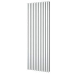 Plieger Siena designradiator verticaal dubbel 1800x606mm 2030W wit structuur 7253151
