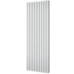 Plieger Siena designradiator verticaal dubbel 1800x606mm 2030W parelgrijs (pearl grey) 7253181