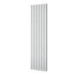 Plieger Siena designradiator verticaal dubbel 1800x462mm 1564W zwart grafiet (black graphite) 7253204