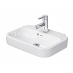 Duravit Happy d.2 fontein 50x36 cm. met kraangat en overloop wit SW54272