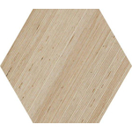 Douglas Jones Textures Vloer- en wandtegel hexagon 24x28cm 10mm R10 porcellanato Crema SW497266