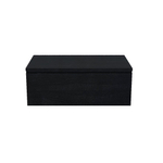 Arcqua Living Onderkast - 80x46x30cm - 1 lades - greeploos - gemelamineerd spaanplaat - oak black SW909444