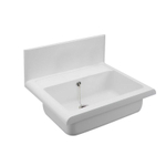 ABU uitstortgootsteen kunststof 54x45x36cm wit 0970000