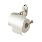 Haceka Vintage toiletrolhouder met klep zilver HA1170893