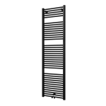 Plieger Palmyra designradiator horizontaal middenaansluiting 1775x500mm 868W zwart grafiet (black graphite) 7255496