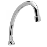 Venlo draaibare hoge uitloop met straalregelaar M24x130mm chroom 0421324