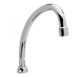 Venlo draaibare hoge uitloop met straalregelaar M24x200mm chroom 0421383