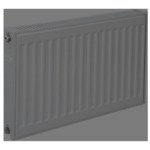 Plieger paneelradiator compact type 22 400x1800mm 2293W donker grijs structuur 7341192