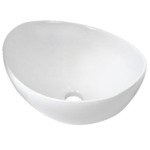 Plieger Scale keramische opbouw waskom ovaal 40.6x32.2x18.2 wit 4338162