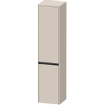 Duravit Ketho.2 Hoge kast 40x36x176cm 2 Rechtsdraaiende deuren Spaanplaat Taupe Mat SW772171
